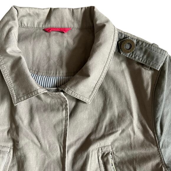 Vintage Women’s Green Cargo Military Jacket Size Small - Picture 7 of 8